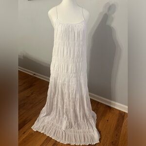 NWOT BB DAKOTA WHITE SPAGHETTI STRAP MAXI DRESS - Size Small SKU:369